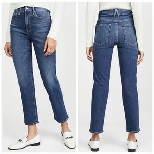 NWT Good American Good Vintage High Rise Straight Jeans size 8